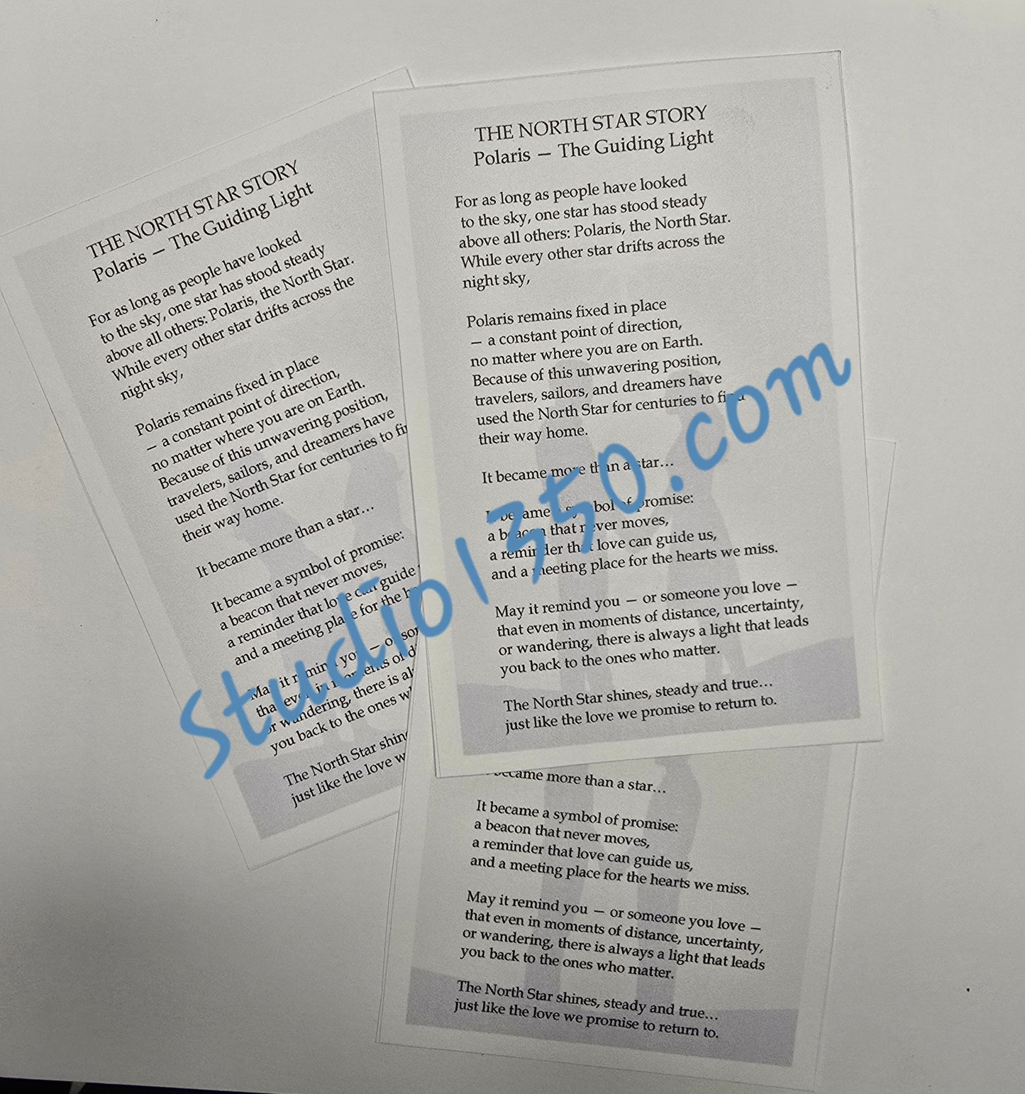 North Star Ornament – Symbol of Guidance, Hope & Steadfast Love | Night Sky Silhouette Keepsake