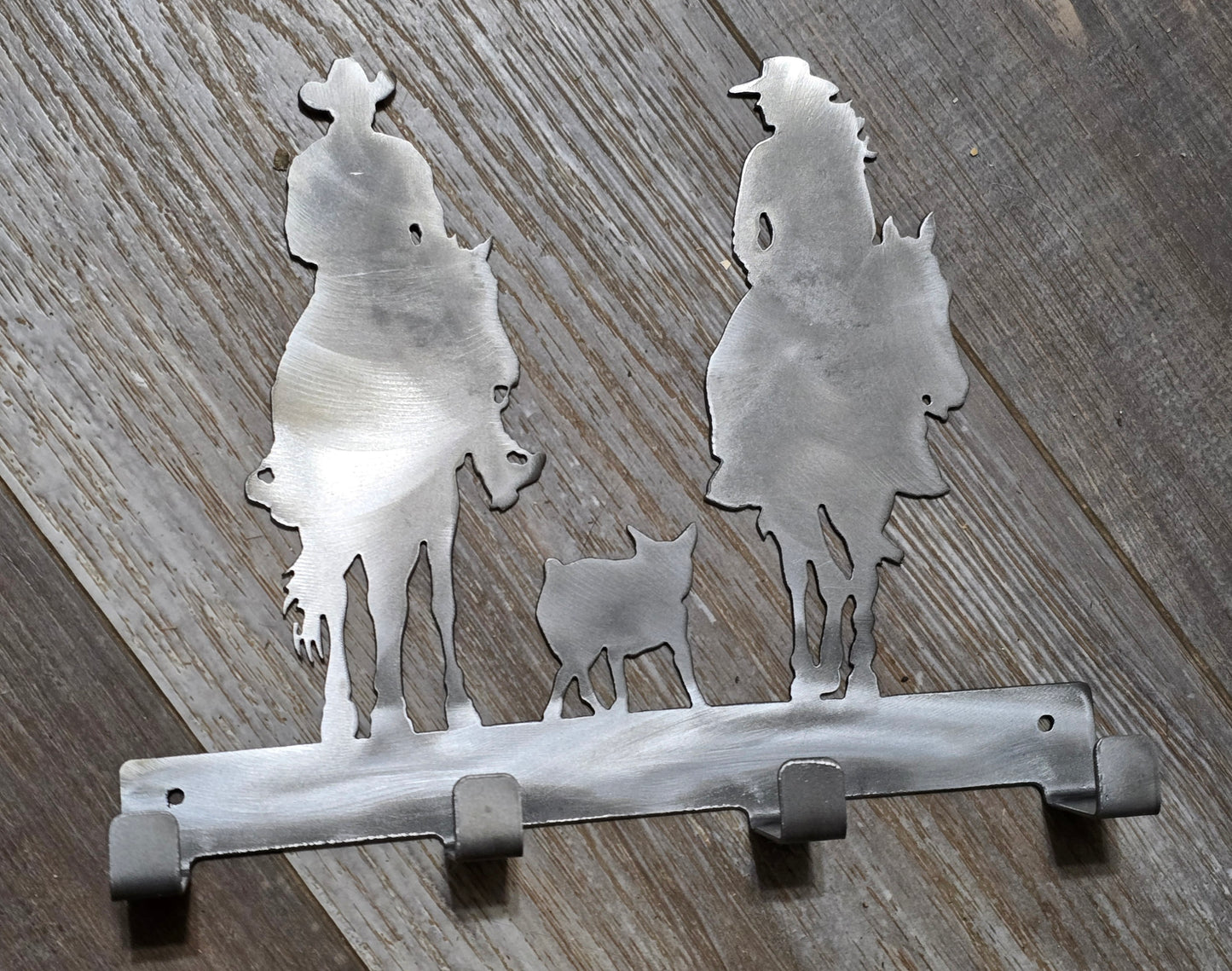 Key Caddy Wall Art Rustic 6 Hook
